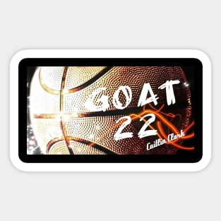 Caitlin Clark, Goat 22 Sticker